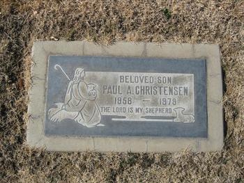 Christensen,   Paul Anthony gravesite