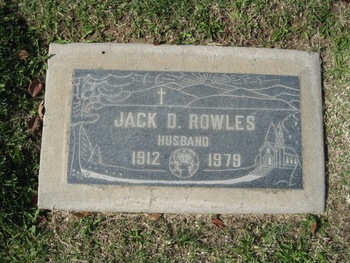Rowles,   Jack Denham gravesite