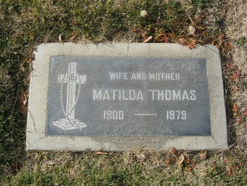 Thomas, Matilda gravesite