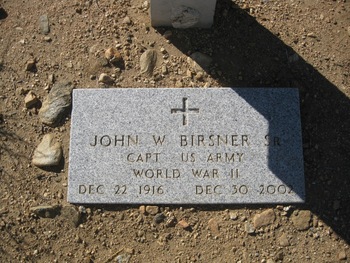 Birsner,   John W. gravesite