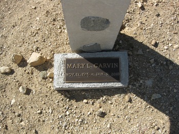 Carvin,   Mary L. gravesite