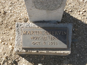 Chervin,   Martin gravesite