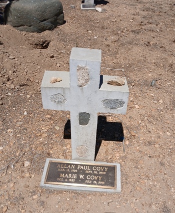 Covy,   Allan Paul gravesite