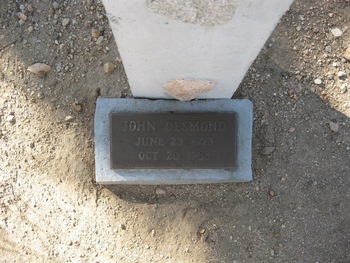 Desmond, John gravesite