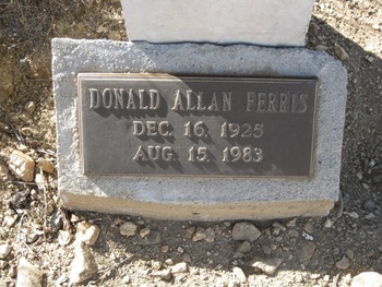 Ferris,   Donald Allan gravesite