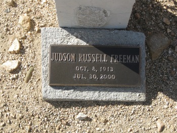 Freeman,   Judson Russell gravesite