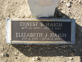 Haigh, Elizabeth J. gravesite