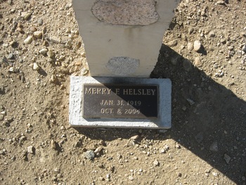 Helsley,   Merry F. gravesite