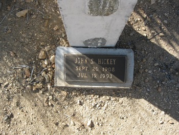 Hickey,   John S. gravesite