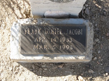 Jacobi,   Frank Daniel gravesite