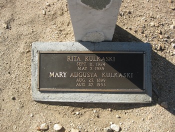 Kulkaski,   Rita Mary gravesite