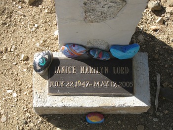 Lord,   Janice Marilyn ('Jan') gravesite