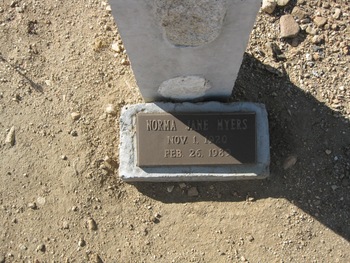 Myers,   Norma Jane gravesite