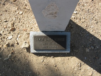 Normile,   Synon James gravesite