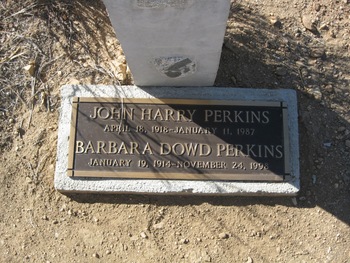 Perkins,   John Harry gravesite