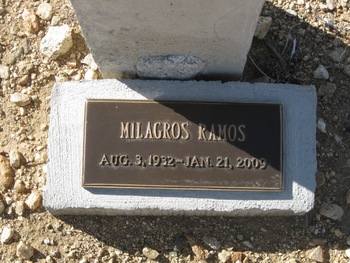 Ramos,   Milagros gravesite