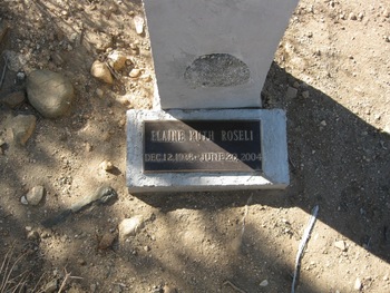 Roseli,   Elaine Ruth gravesite
