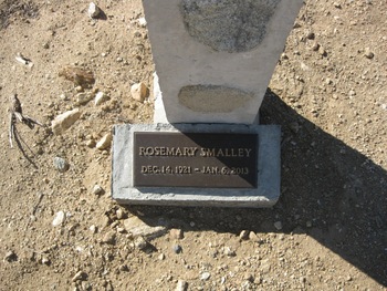 Smalley,   Rosemary gravesite