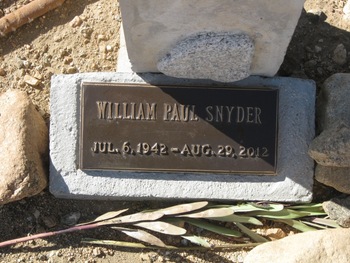 Snyder,   William Paul gravesite
