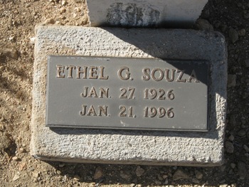 Souza, Ethel Gloria gravesite
