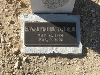 Taylor, Jr  Edward Winthrop gravesite