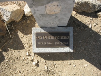Westerbeck,   Mary Kathryn gravesite